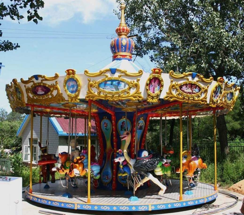 Chinese factory good quality Customized carousel horses ride adult play with kids antique merry go round for sale