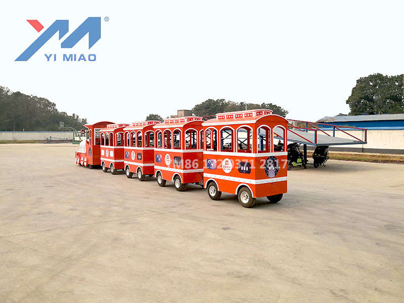 Kiddie Amusement Park Electric Train Manufacturer Children Shopping mall Trackless Tourist Train Rides