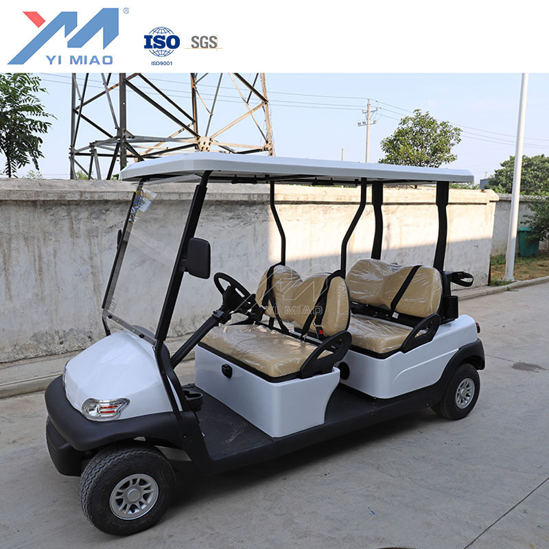 Popular mini electric golf cart Mini 4 seater 48V Tour Bus Tourist Shuttle Sightseeing Car golf buggy made in china