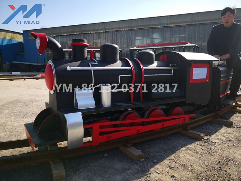 Factory Supplier Amusement Park Track Train miniature steam train