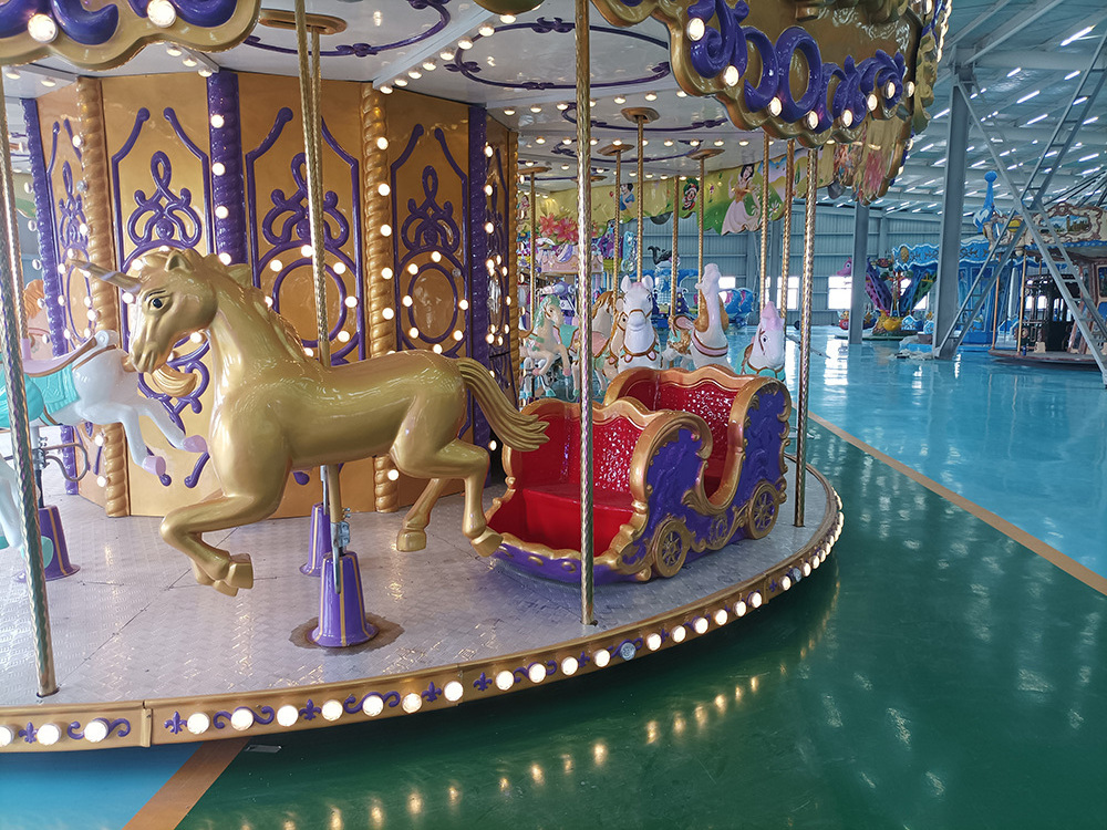 Merry Go Round for Kids China 24 Seats Lovely Horse Kids Rides Carousel horse carousel horse centerpiece for Sale