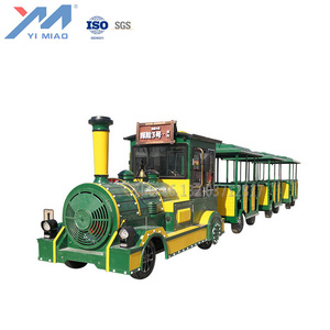 Yimiao Amusement Park Electric Mini Express Kids Ride Mini Tourist Wattman Mall Trackless Train Price For Sale