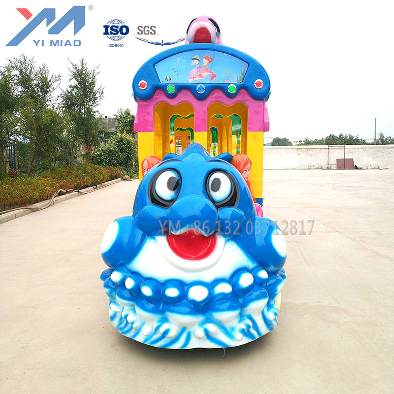 YIMIAO Shopping Malls Amazing Indoor Electric Amusement Ride On Train For Kids