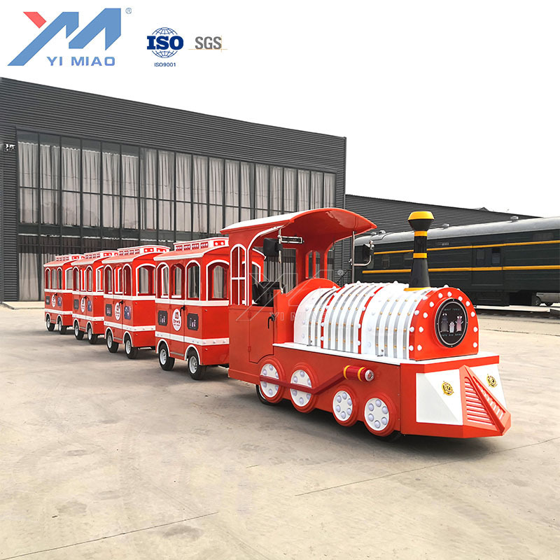 Kiddie Amusement Park Electric Train Manufacturer Children Shopping mall Trackless Tourist Train Rides