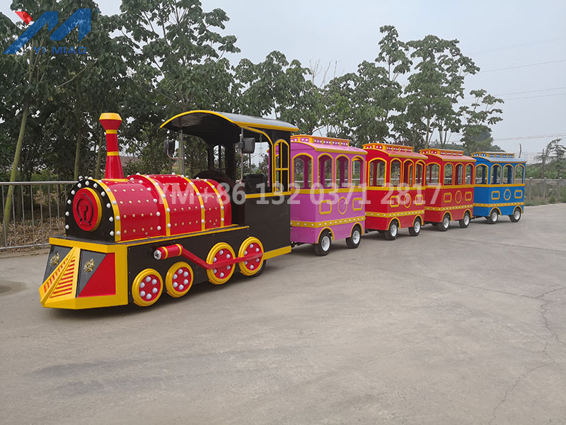 Chinese Popular Amusement Park Rides Battery Electric Mini Vintage Classic Wattman Trackless Train For Sale