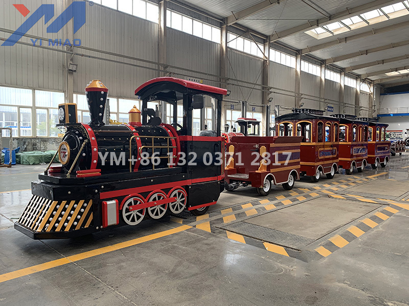 Carnival Outdoor Tourist Plans Small Electric Mini Adult Set Kids Rides Mall Wattman Amusement Park Trackless Train For Sale