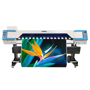 wholesale Automatic Large Format Poster Canvas Vinyl Wrap I3200 Xp600 Inkjet Printer 1.6m 1.8m Plotter  Eco Solvent Printer