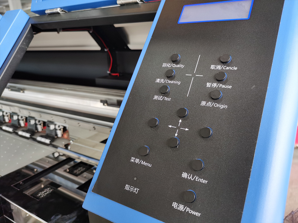 Large discount 10ft 3.2m inkjet printing machine light advertisement X-banner tarpaulin eco solvent printing machine i3200 head