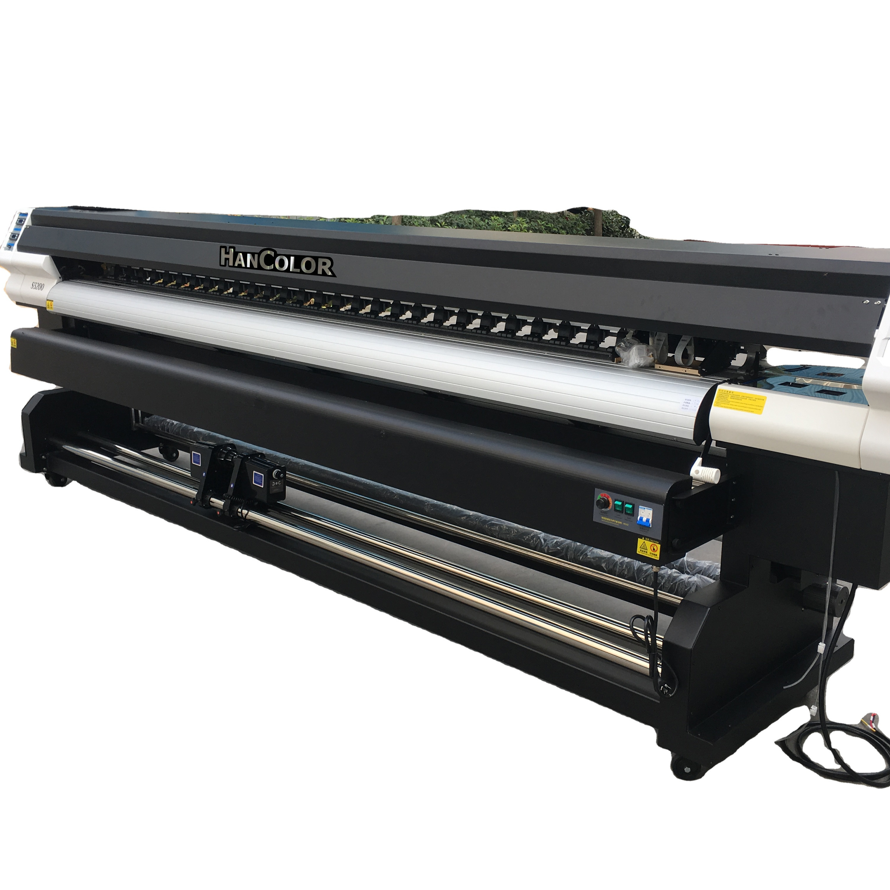 Factory Eco Solvent Printer Digital Inkjet PVC Vinyl Flag Banner Wallpaper Printing Machine 3.2m Eco Solvent Printer