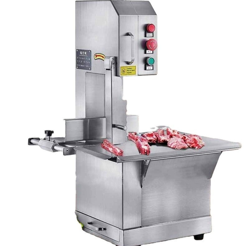 Beef pork ribs meat bone saw meat cutter band saw frozen fish cutting machine butchers bone saw machine