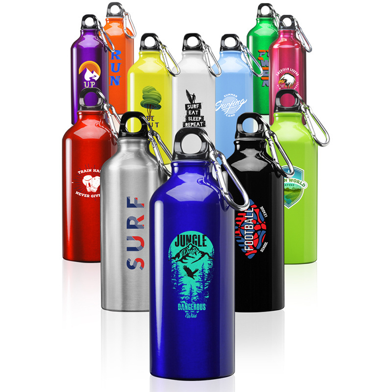 Customized outdoor sport aluminum water bottle for promotion