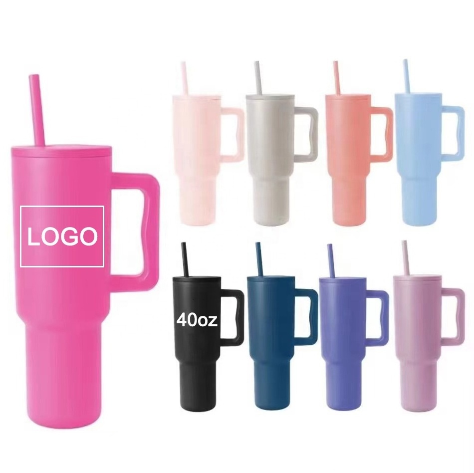 2024 Hot Selling 30oz 40oz Tumbler H3.0 With Handle And Straw Lid Adventure Custom Logo Stainless Steel Vacuum Mug