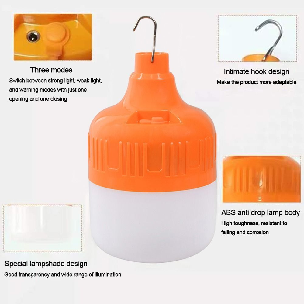 Portable Camping Lights Led Emergency Bulb High Power Tents Lighting outdoor rechargeable light bulb for outdoor