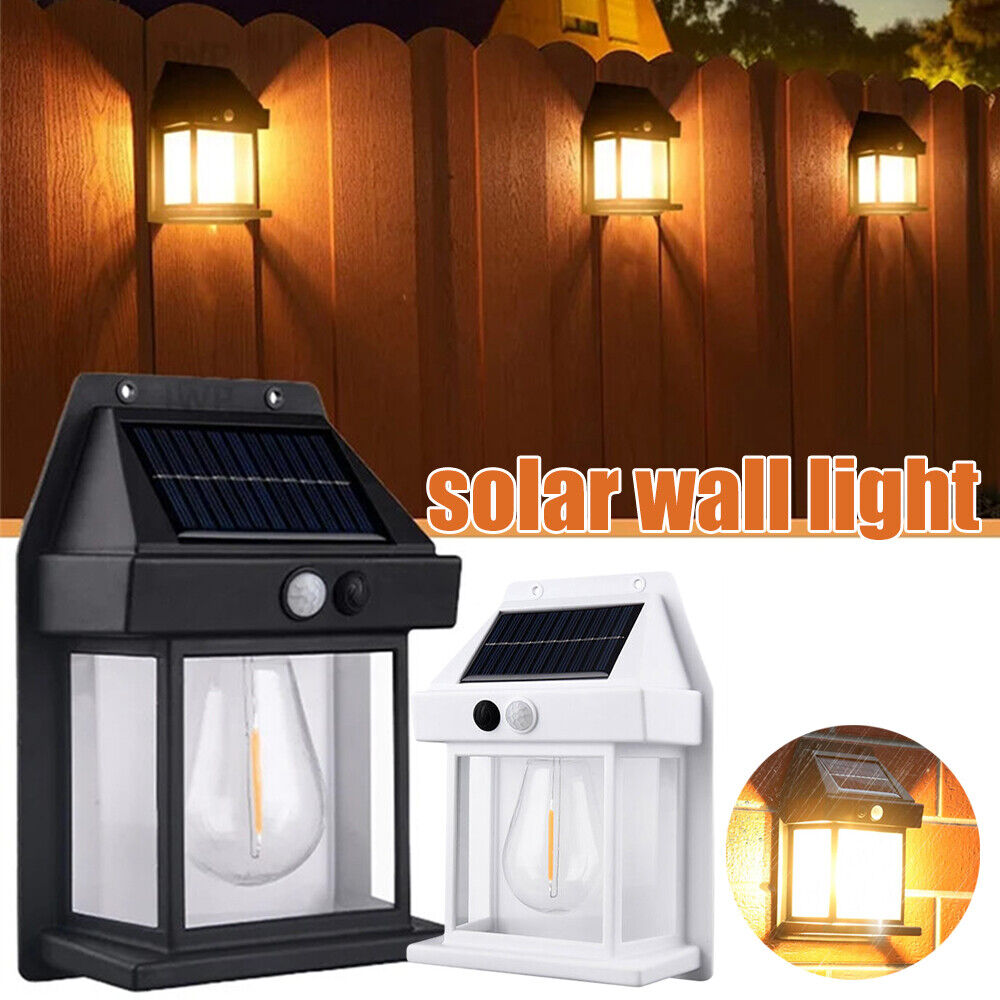 Manufacturers 8M Sensing Distance Solar Motion Sensor Retro Wall Outdoor Light Garden Lamp Led Wall Light