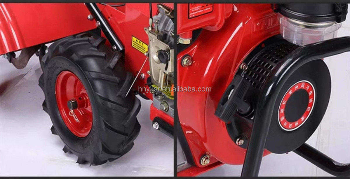 agricultural machinery equipment diesel cultivator motocultor two wheel gasoline power mini tiller 9 hp walking tractor