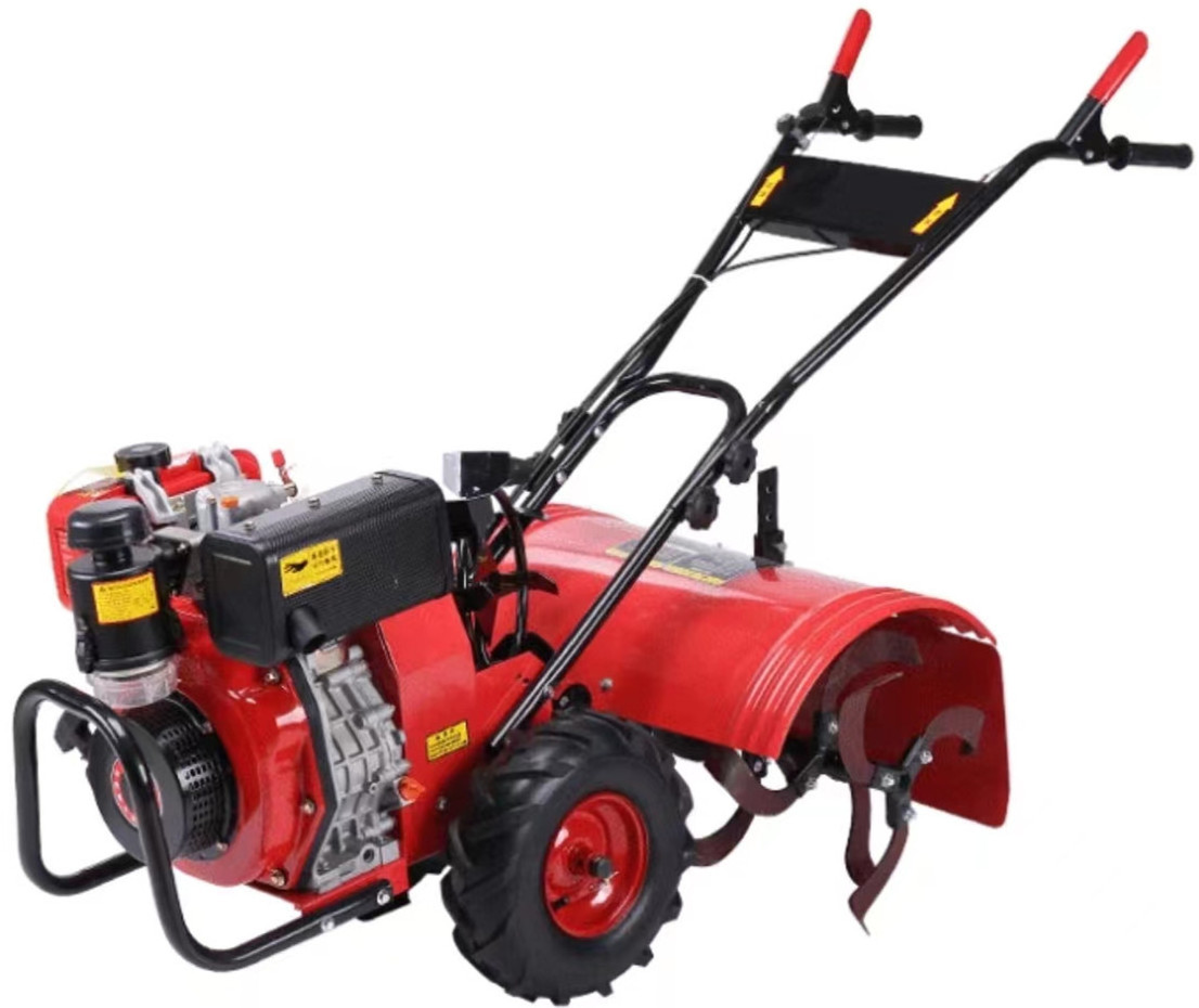 agricultural machinery equipment diesel cultivator motocultor two wheel gasoline power mini tiller 9 hp walking tractor