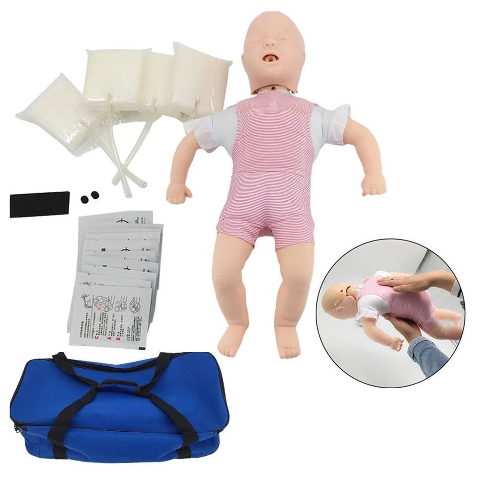 Medical Science Teaching Resource CPR Manikin for Nursing Training Infant Airway Obstruction Model