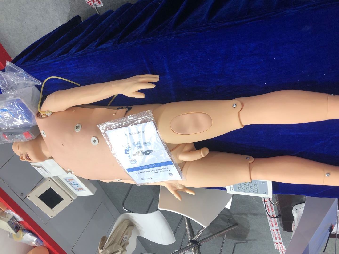 ACLS Training Manikin Advanced Life Support comprehensive training in first aid skills showing Vital signs simulation