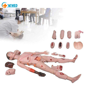 medical science Human Anatomical Model First Aid Trauma Nursing Manikin Patient Care Simulator for Nursing Medical Training