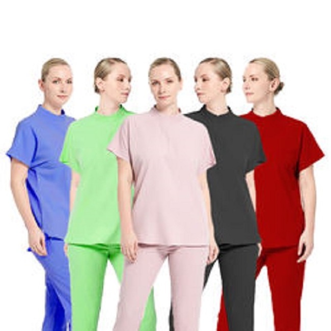 factory custom logo sexy  scrub tops hospital uniform scrub uniforms for ladies