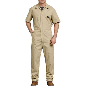 garment factory custom logo uniform coverall workwear jumpsuit men working clothes mechanic overall for work