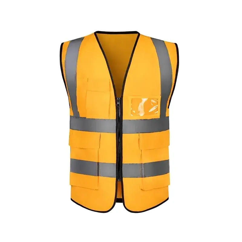 Customizable Logo High Visibility vest for men and women Reflector Construction Work Reflective Safety Vest