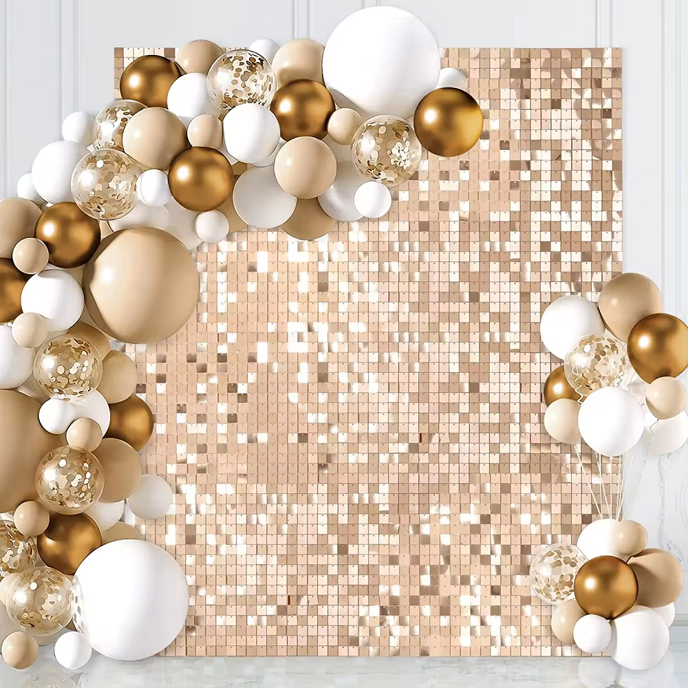 Shiny Walls Shimmer Backdrop Decorative Shimmer disc sequin wall decorative shimmer panel