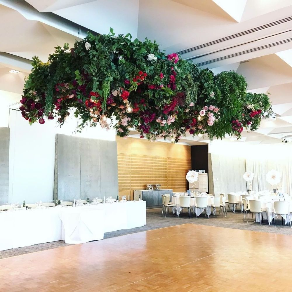 Event Ceiling Decorations Hanging Plant Vine Hanging Flower With Greenery Wisteria Ceiling Hanging Flowers