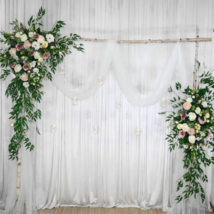 Stand Iron Baby Breath Square Gold Heart Star Shape Rose Flower Wedding Arch For Wedding Table Centerpiece