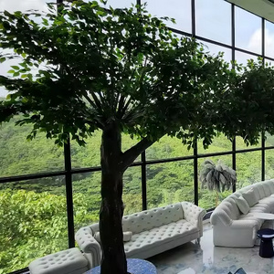 High quality large artificial plants big banyan ficus tree branches for outdoor indoor shade trees