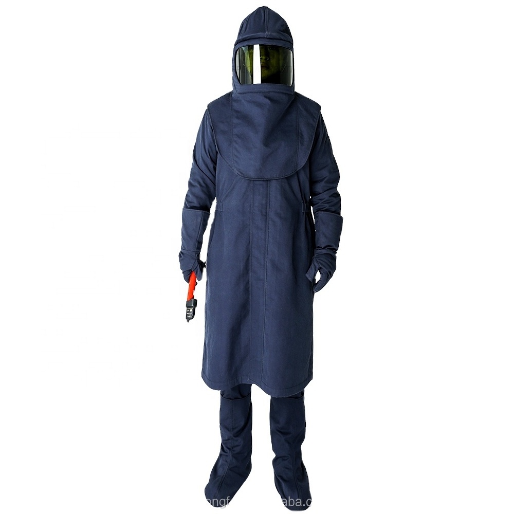 Safety Clothing Mechanic WelderTwo Piece Coverall Working,Reflective Antistatic Flame Resistant Fr Work Wear Coverall Suit