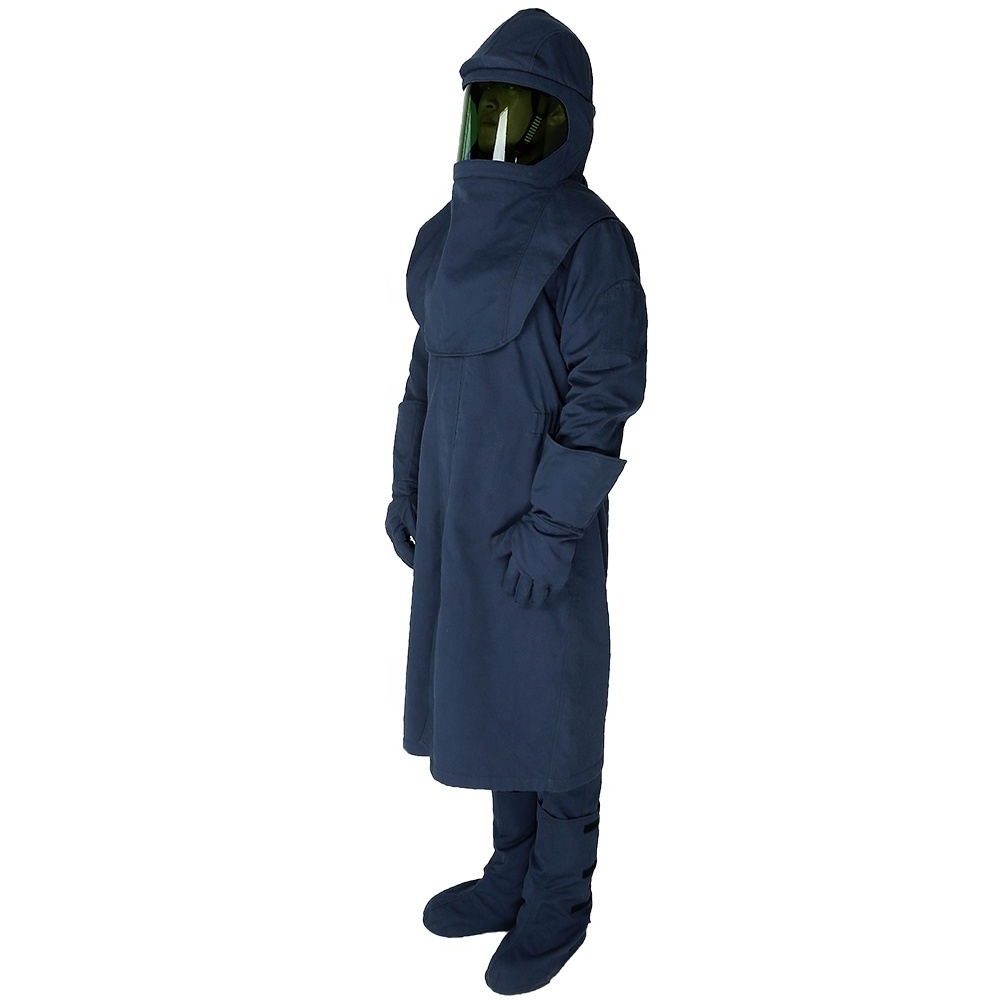 Safety Clothing Mechanic WelderTwo Piece Coverall Working,Reflective Antistatic Flame Resistant Fr Work Wear Coverall Suit