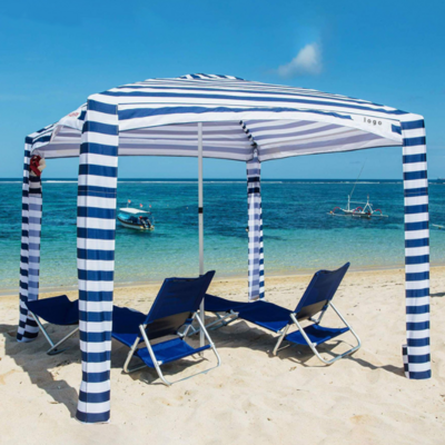 New Luxury Pop Up Portable Beach Shade Umbrella Cabana Tent Canopy Family Tent With Sandbags