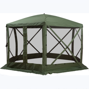 outdoor screen house tent summer camping shade shelter gazebo tent with wind curtain