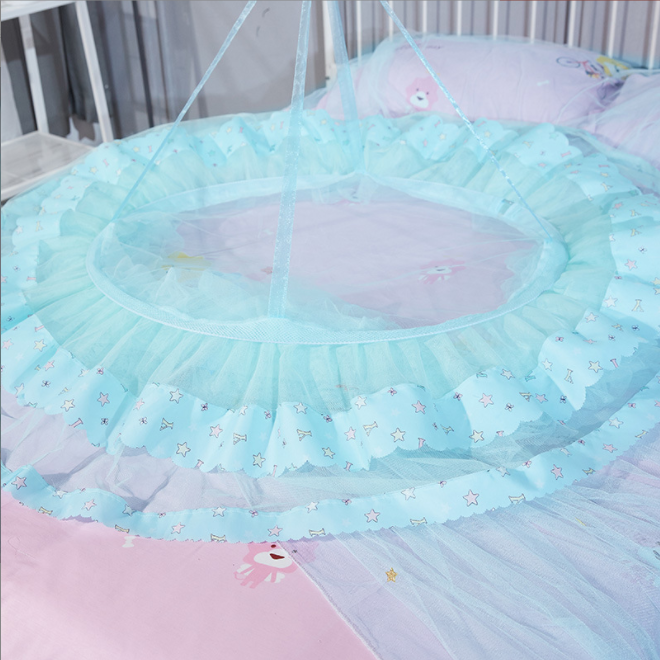 Princess Mosquito Net Bed Hanging Round Canopy Design Summer Kids Bed Mosquito Net For House Using