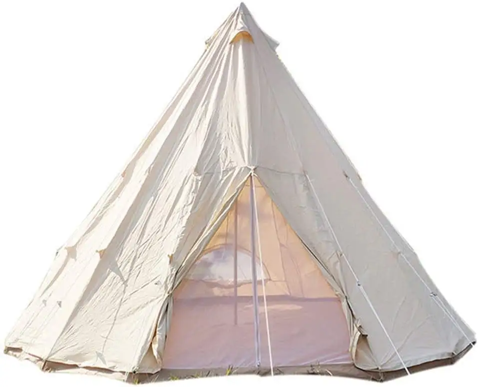 Cotton Canvas Bell Emergency Shelter Tent Shandong Portable Canopy 20x20 Tent Heavy Duty Duck Hunting Tent