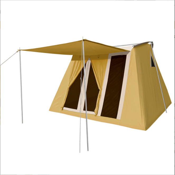 Outdoor Waterproof Spring Bar Tent Large Family Kodiak Canvas Camping Tent Flex Bow Tent