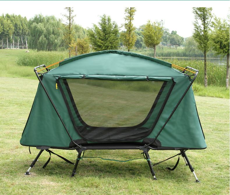 Off Ground Fishing CampingTent Cot Tent Waterproof Portable Folding Instant Set-Up Tent for Outdoors Traveling Fishing Hiking