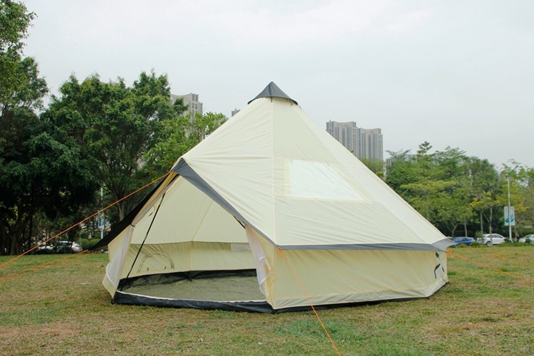 Hot Sale Canvas Tent Waterproof Mongolian Yurt Inside Glamping