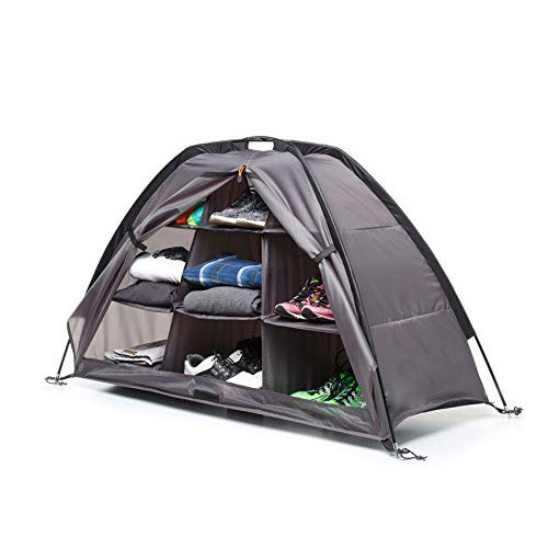 New Style Outdoor Tent & RV Camping Organizer for Storage Camping Gear and Accessories with 9-Shelf Storage