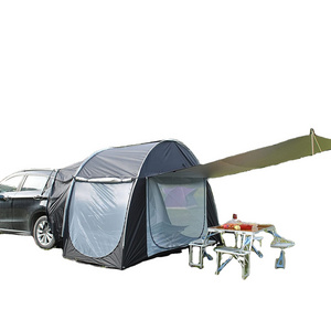 SUV Tents for Camping East Set with Tall Hall Car Tailgate Tent Pop Up Screen Tent Universal Fit