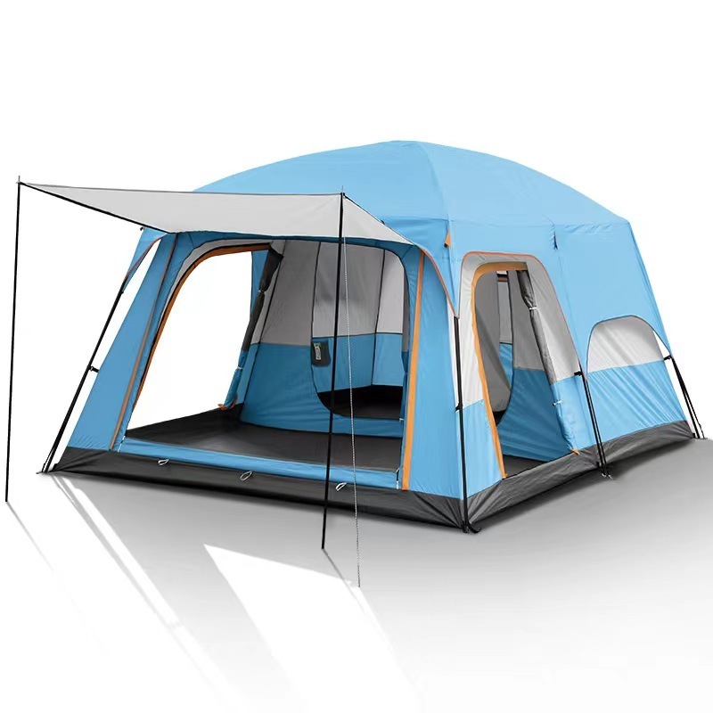 Big Outdoor Tent Two Room And One Hall 12 Persons Waterproof Family Camping Tents For Sale