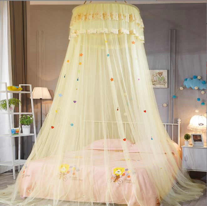 Princess Mosquito Net Bed Hanging Round Canopy Design Summer Kids Bed Mosquito Net For House Using