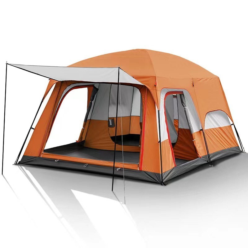 Big Outdoor Tent Two Room And One Hall 12 Persons Waterproof Family Camping Tents For Sale