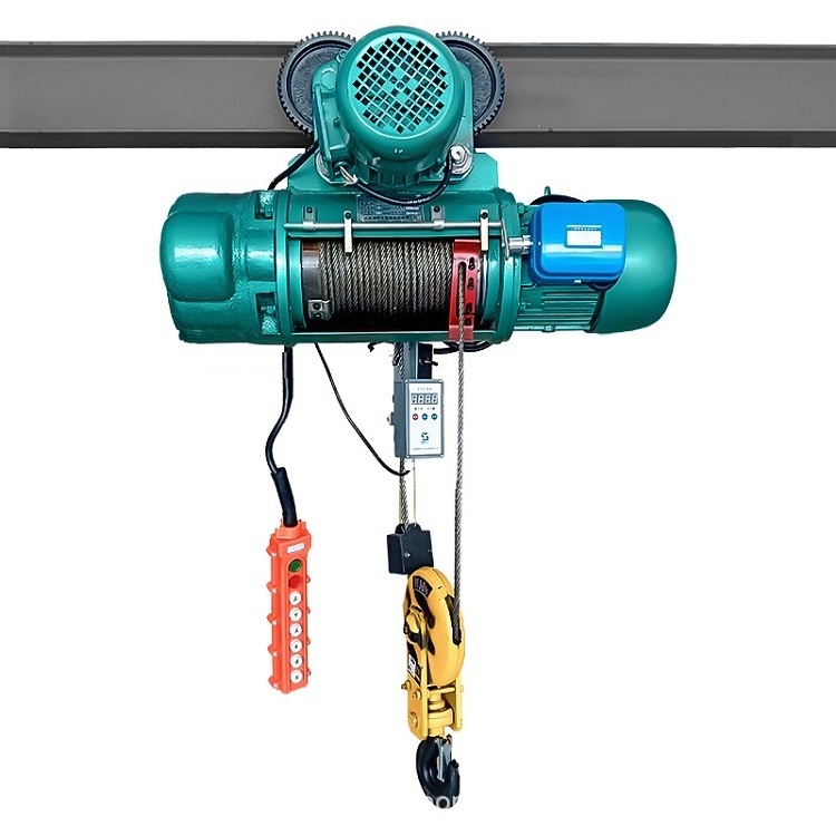 China suppliers design electric cable hoist CD1  Wireless remote control electric wire rope hoist for lifting crane