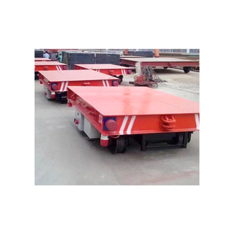 10 ton trackless electric flat car handling trolley industrial motorized transfer trolley cart