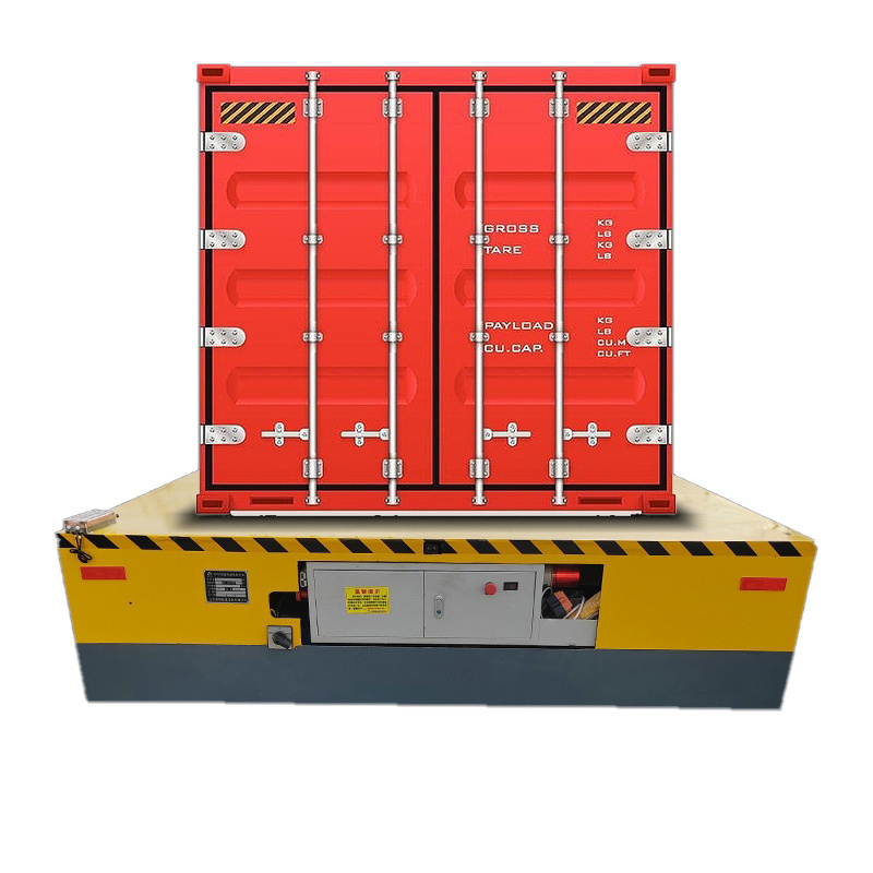 Warning light large table transport machine parts electric railroad 30 ton coil transfer cart