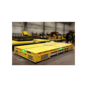 45t Steerable Trackless Transfer Cart Handling Heavy Load Transport Coil Trolley