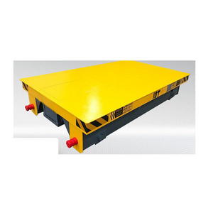 10 ton trackless electric flat car handling trolley industrial motorized transfer trolley cart