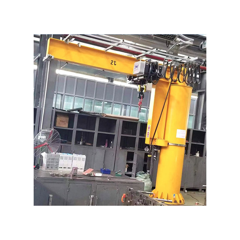 New Design 360 Degree Free Standing Arm Jib Cranes Supplier China Hydraulic Cargo Ship Crane